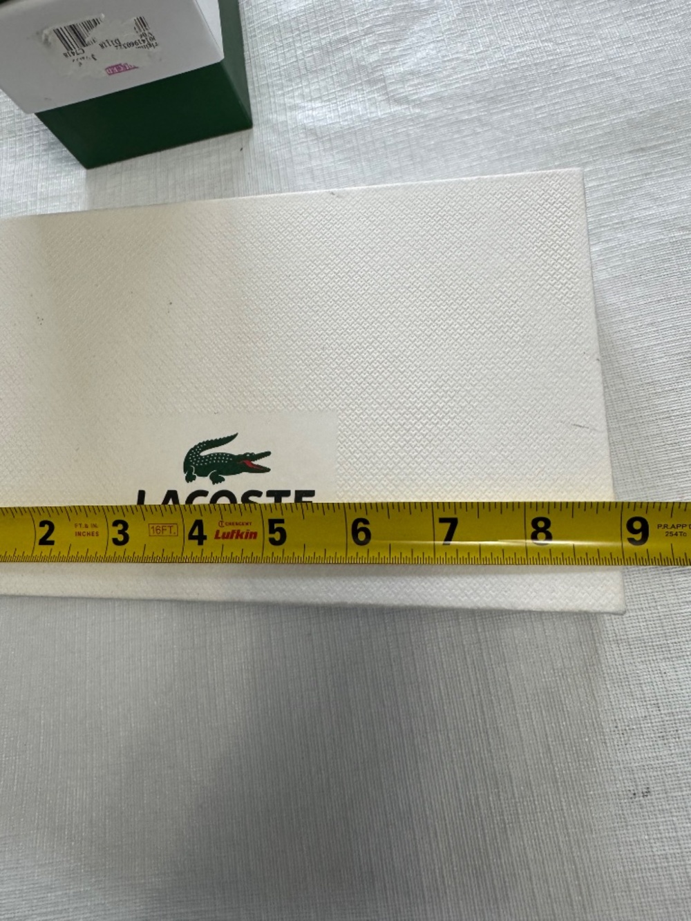 Lacoste White and Green Jewelry/Accessory Boxes watch and wallet - Picture 3 of 5